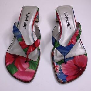 Sam & Libby Floral Multicolor Sandals